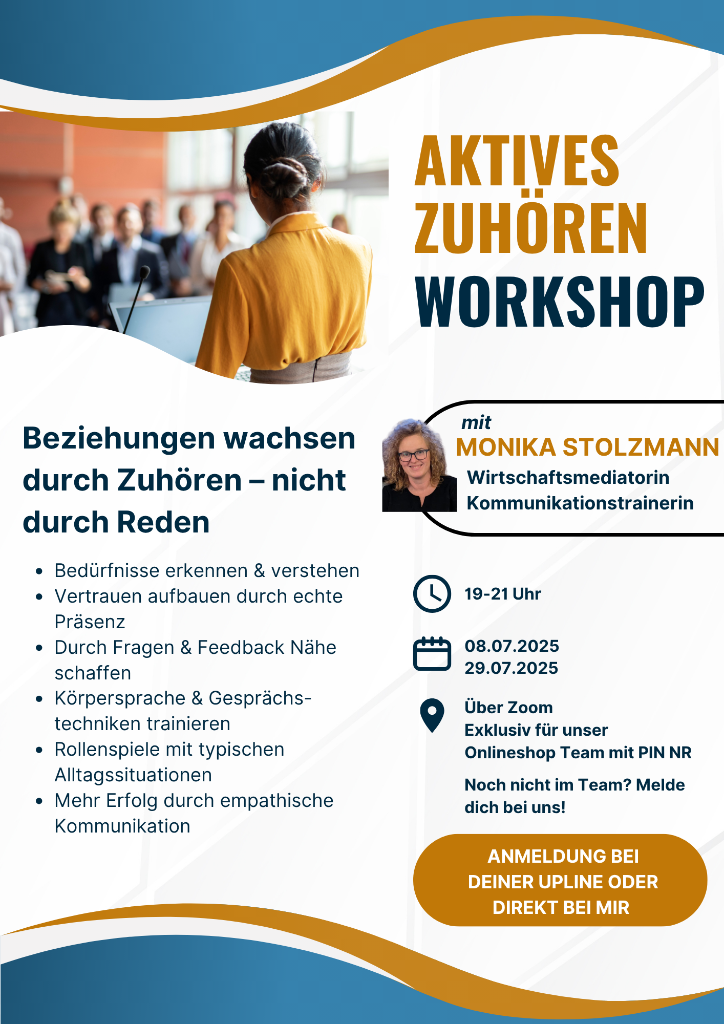 Aktives Zuhören – Online-Workshop am 08.07.